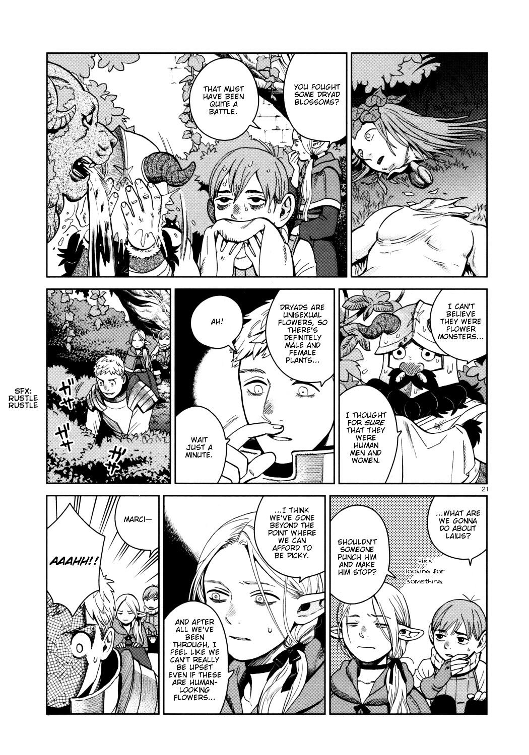 Dungeon Meshi Chapter 31 : Dryad page 21 - Mangakakalot