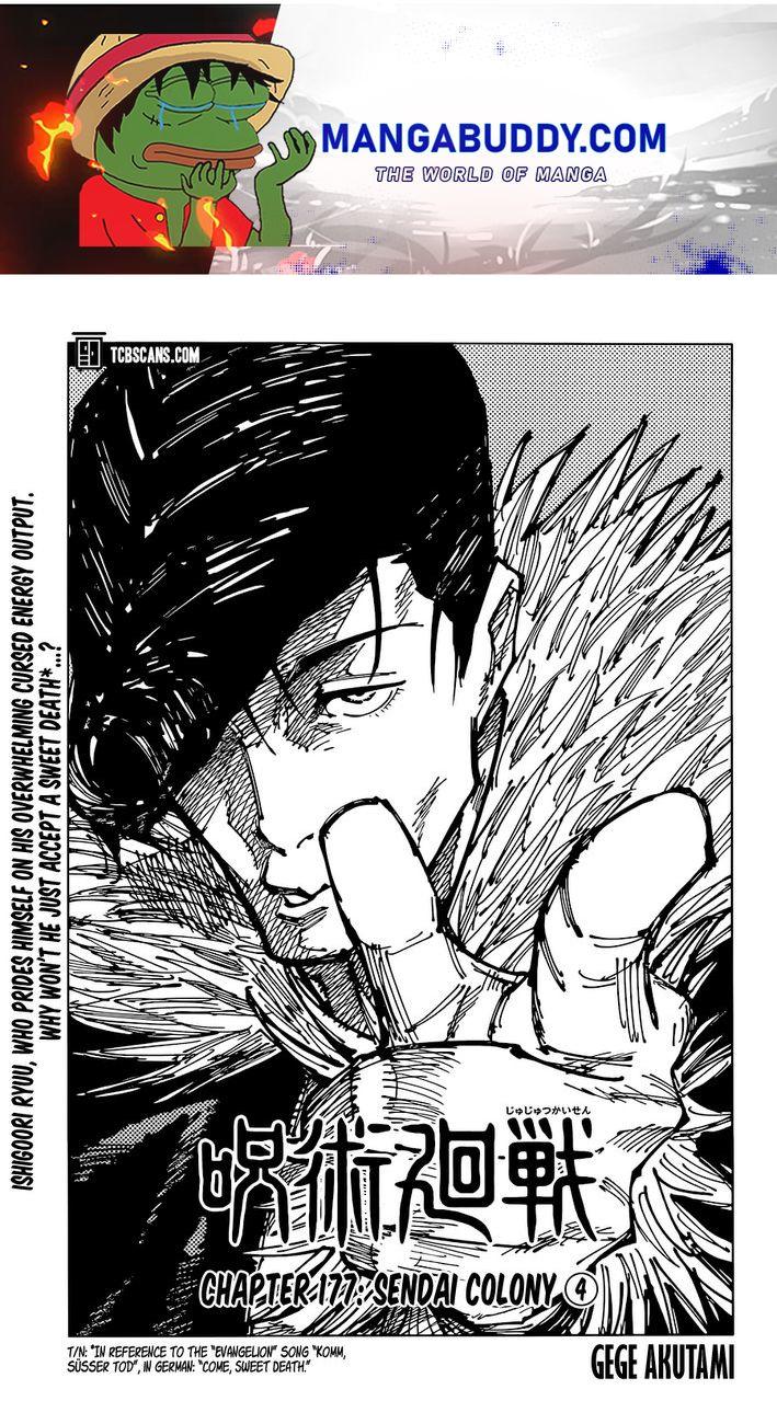 Read Jujutsu Kaisen Chapter 177 - Manganelo