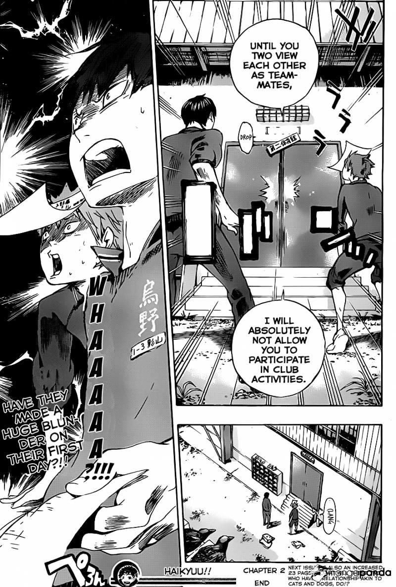 Haikyuu!! Chapter 2 : Karasuno High School's Volleyball Club page 26 - Mangakakalot