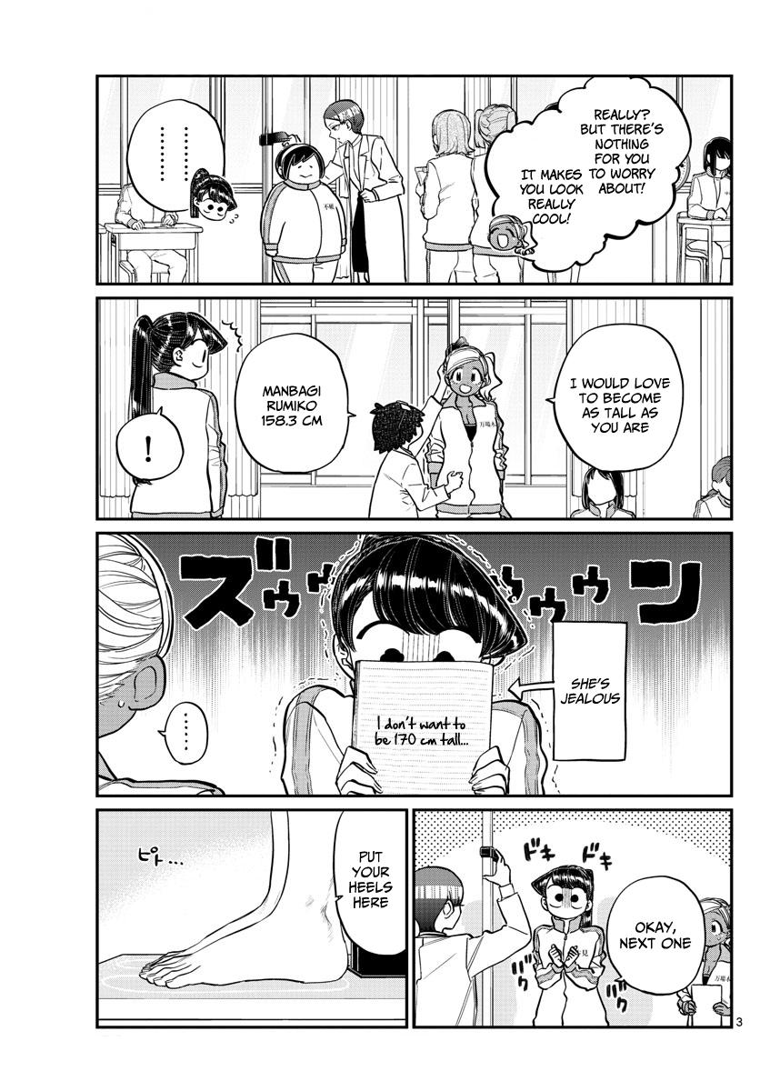 Komi-San Wa Komyushou Desu Chapter 204: Height page 3 - Mangakakalot