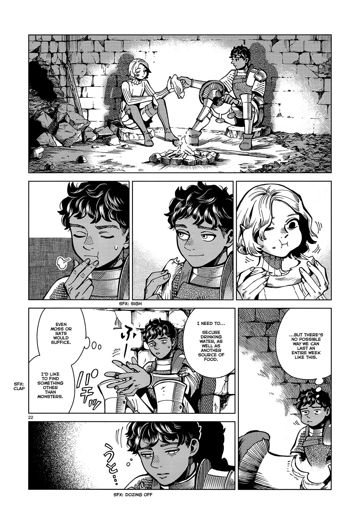 Dungeon Meshi Chapter 61: Roasted Walking Mushroom page 22 - Mangakakalot