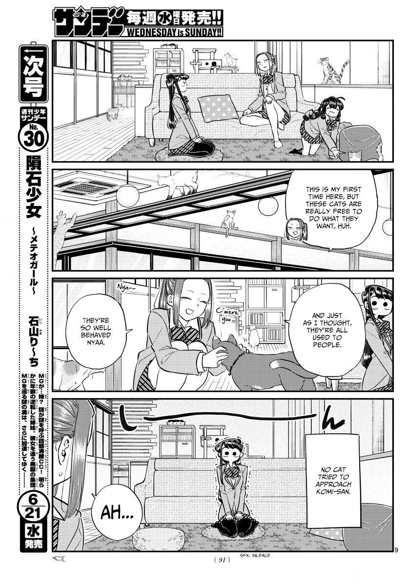 Komi-San Wa Komyushou Desu Vol.6 Chapter 81: Cat Cafe page 9 - Mangakakalot