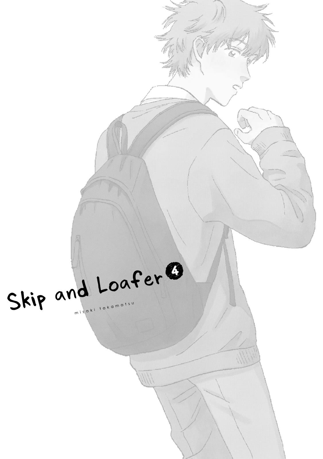 Crack the first volume of Skip and Loafer, Misaki Takamatsu's