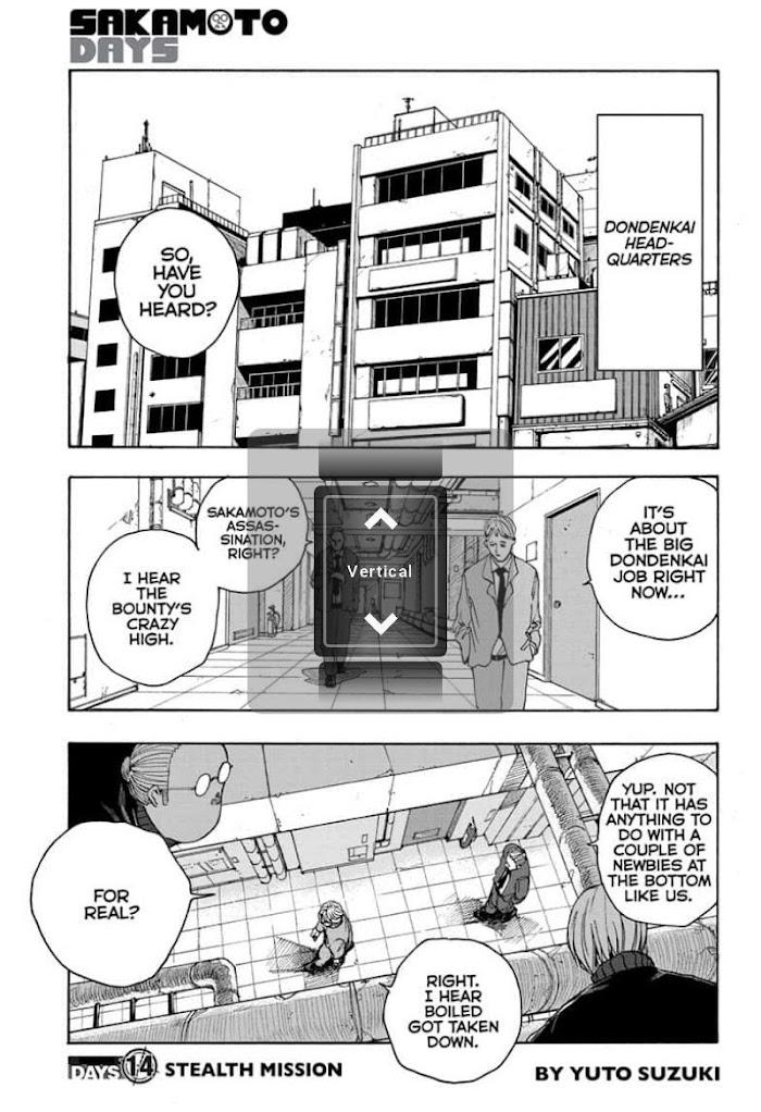 Sakamoto Days Chapter 14 : Days 14 Stealth Mission page 1 - Mangakakalot