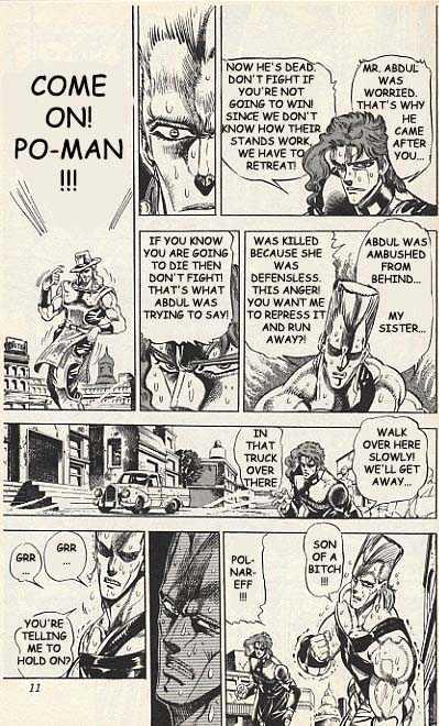 Jojo's Bizarre Adventure Vol.16 Chapter 143 : The Emperor And The Hanged Man Pt.4 page 13 - 