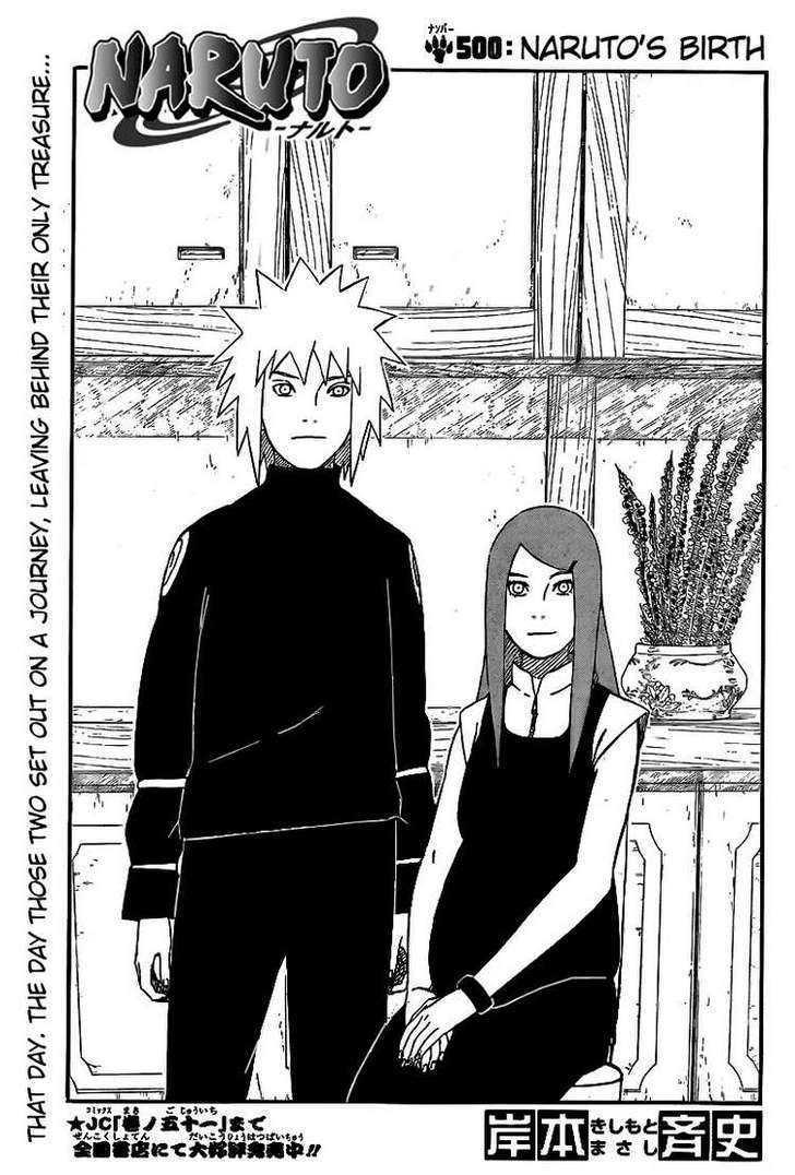 Vol.53 Chapter 500 – Naruto’s Birth | 1 page