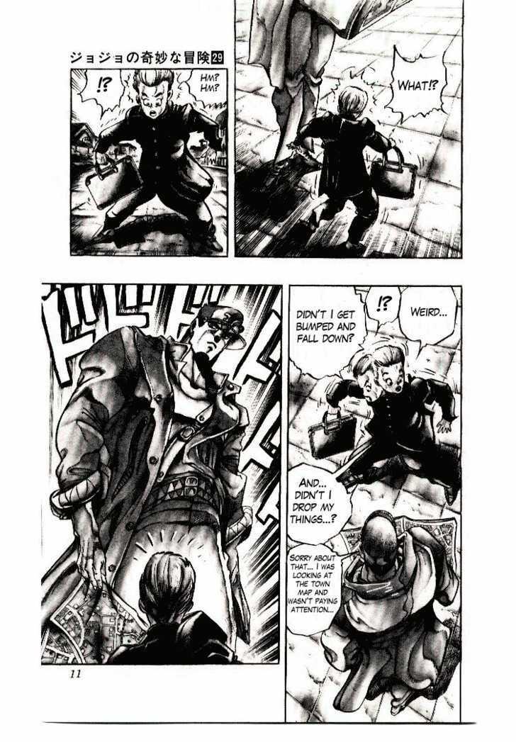 Jojo's Bizarre Adventure Vol.29 Chapter 266 : Jotaro Meets Josuke! Part 1 page 10 - 