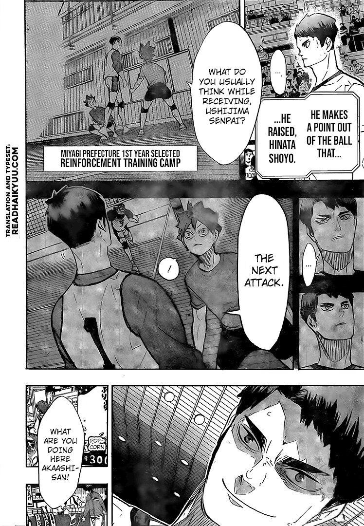 Haikyuu!!, Chapter 354 - Doing my best for my teammates - Haikyuu!! Manga  Online