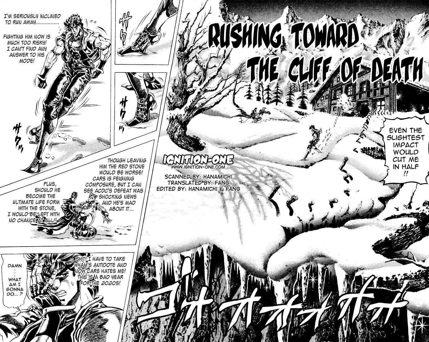 Jojo's Bizarre Adventure Vol.9 Chapter 86 : Rushing Toward The Cliff Of Death page 2 - 