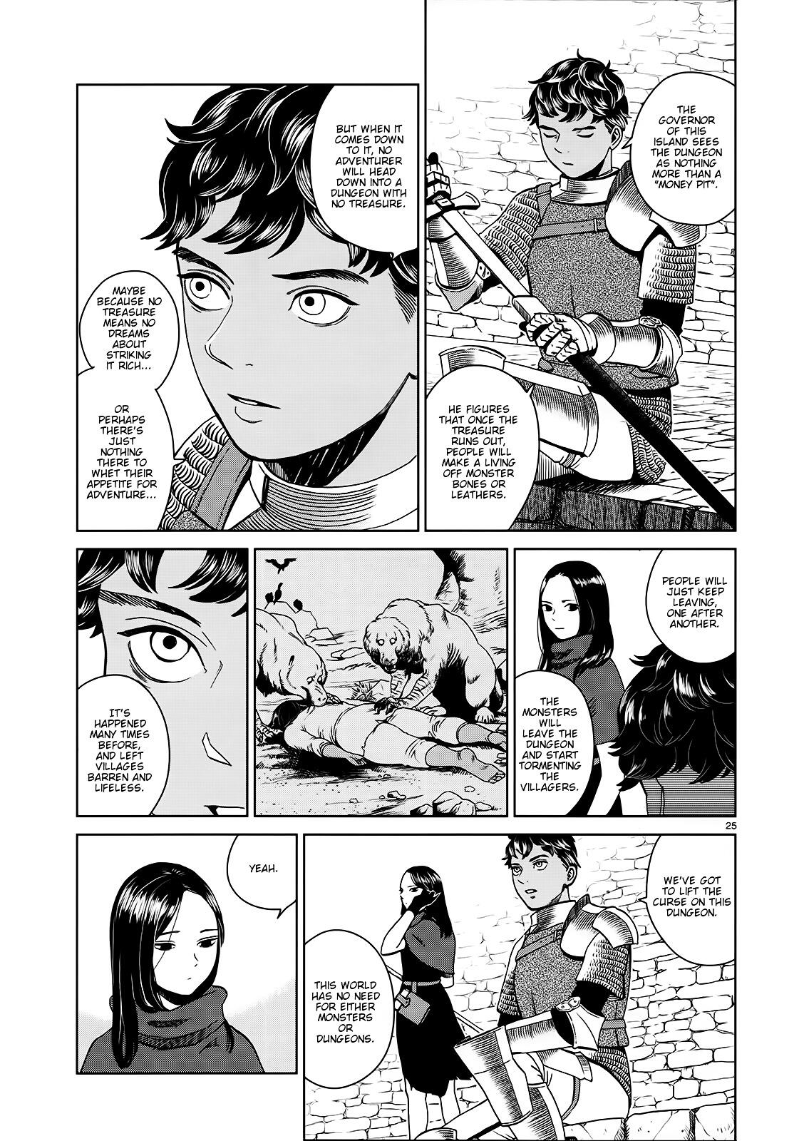 Dungeon Meshi Chapter 32 : Sea Serpent (Part 1) page 25 - Mangakakalot
