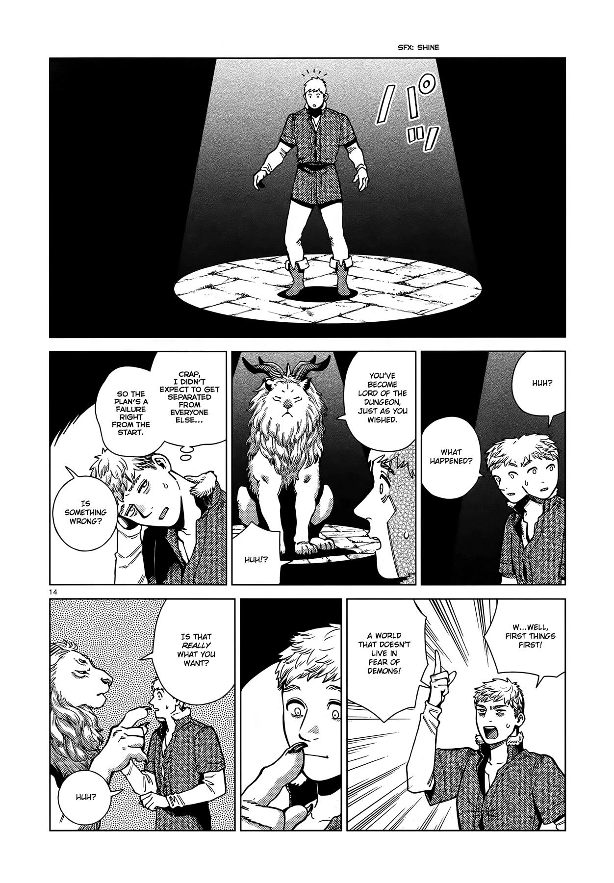 Dungeon Meshi Chapter 88: Winged Lion Iii page 14 - Mangakakalot