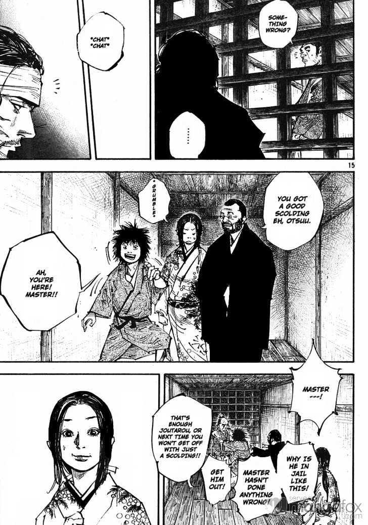 Vagabond Vol.29 Chapter 252 : An Inprisoned Musashi page 15 - Mangakakalot