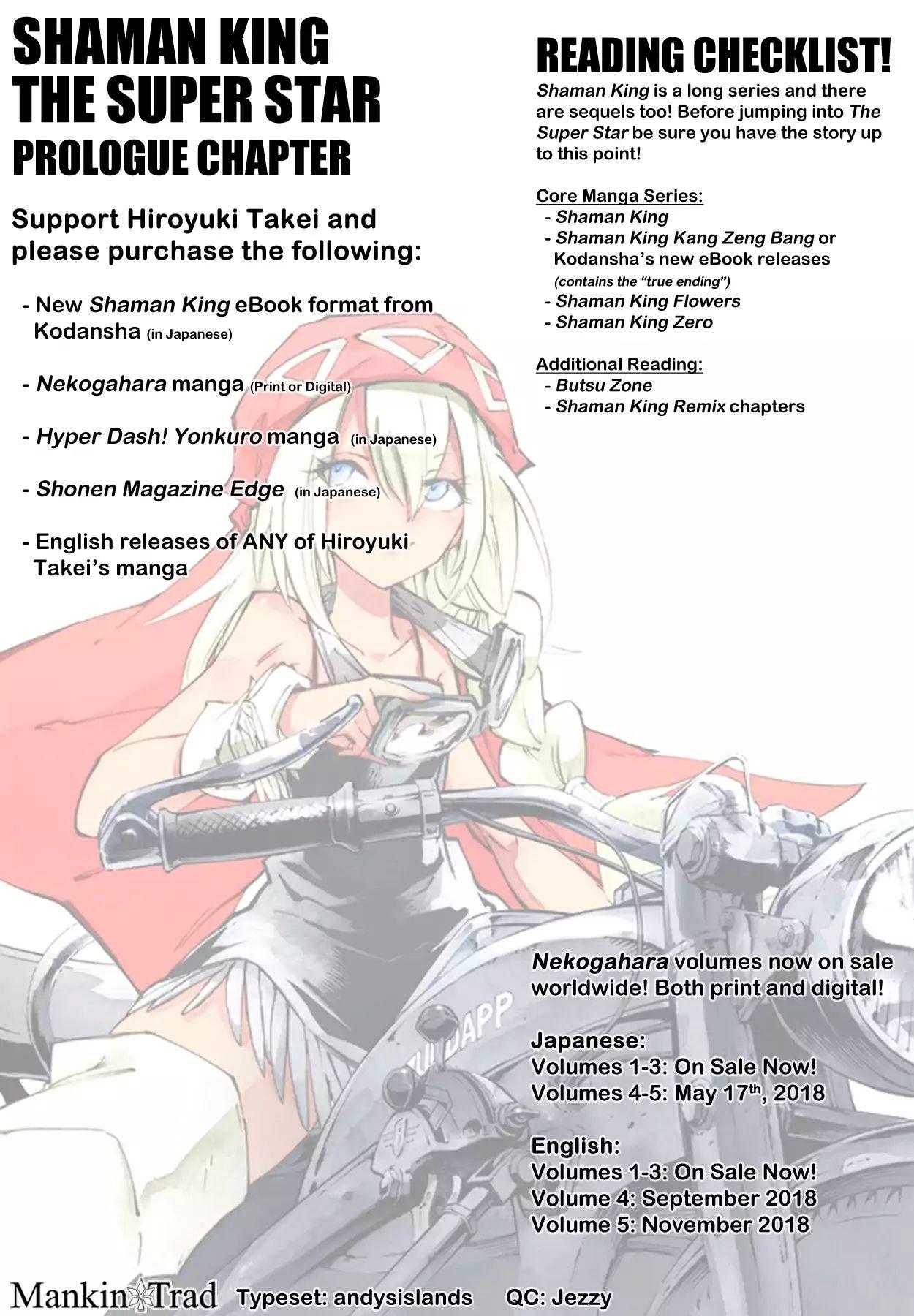 Read Shaman King The Super Star Chapter 0 Prologue On Mangakakalot