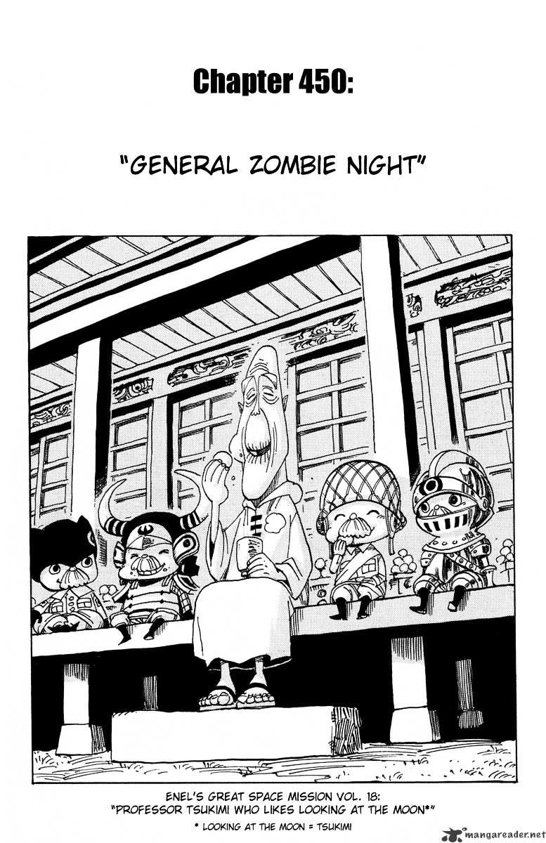 One Piece Chapter 450 : General Zombie Night page 10 - Mangakakalot