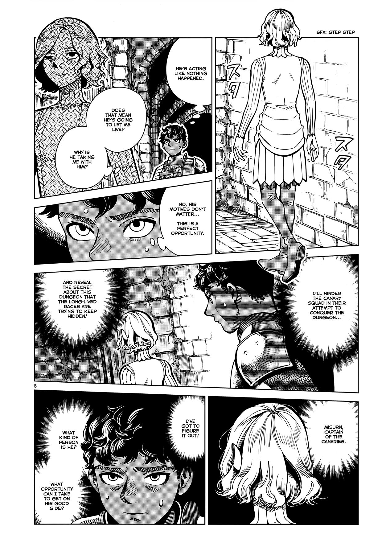 Dungeon Meshi Chapter 61: Roasted Walking Mushroom page 8 - Mangakakalot