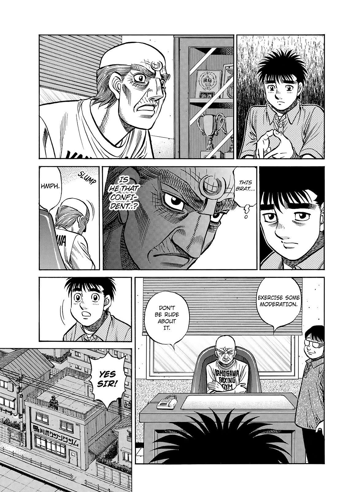 Read Hajime No Ippo Chapter 1434: I'm Not Confident - Manganelo