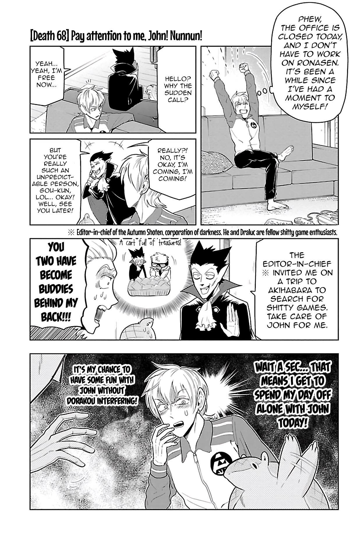 DISC] Kyuuketsuki Sugu Shinu (The Vampire Dies in No Time) Ch. 68 - Pay  Attention To Me, John! Nunnun!. by Bonnoki Itaru from This Scans Group Dies  in No Time : r/manga