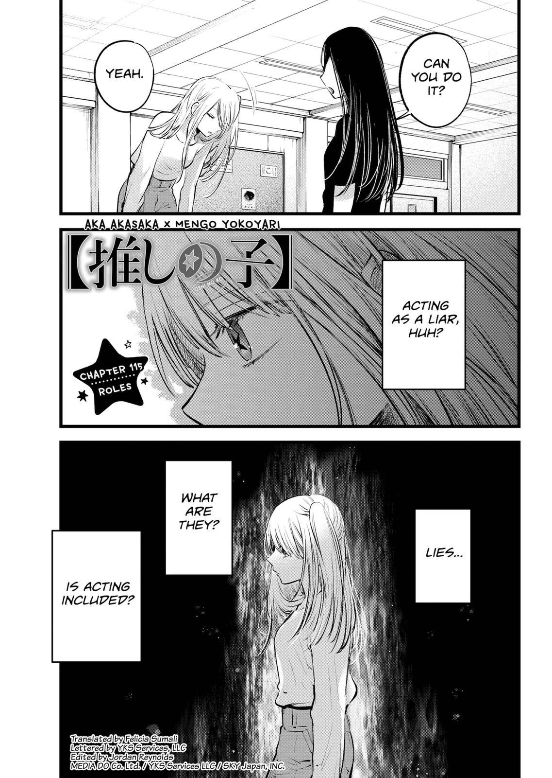 Oshi no ko, Chapter 127 - Oshi no ko Manga Online