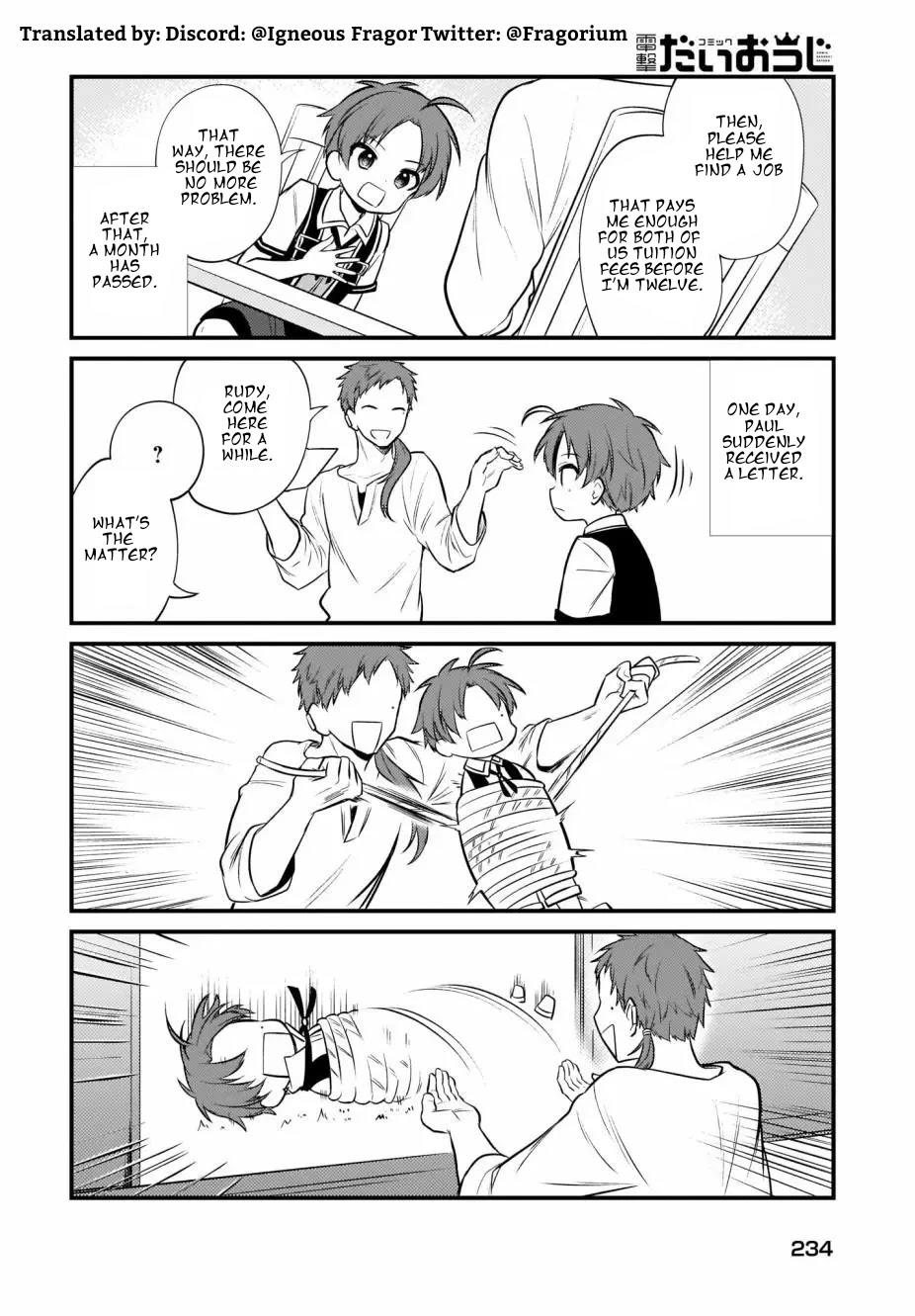 MUSHOKU TENSEI: EVEN IF IT'S A 4-KOMA, I'LL GET SERIOUS chapter-6 Page 10