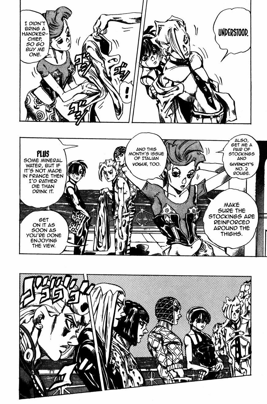 Jojo's Bizarre Adventure Vol.50 Chapter 469 : Officer Buccellati; First Orders From The Boss page 16 - 