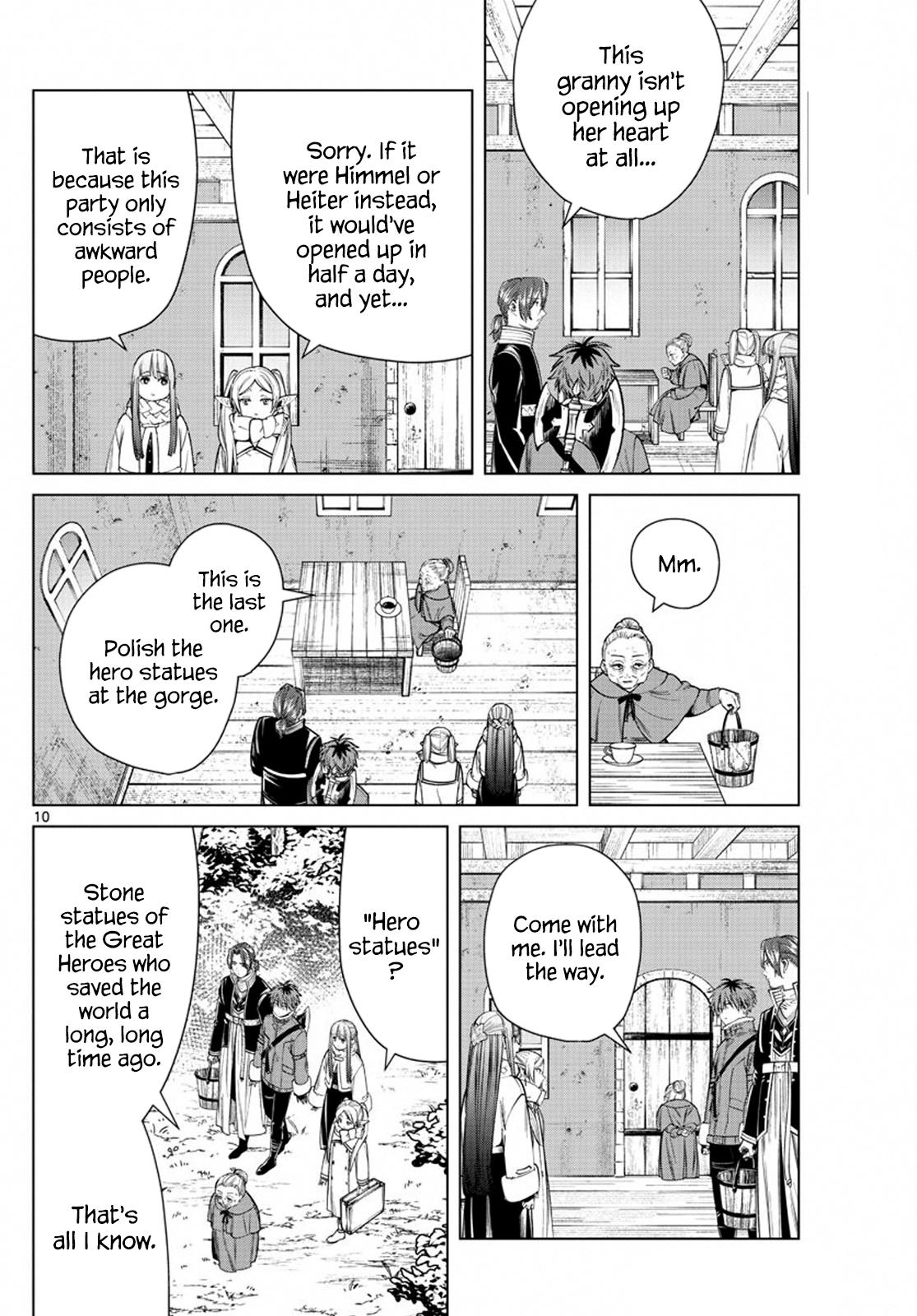 Sousou No Frieren Chapter 34: The Hero Statues page 10 - Mangakakalot