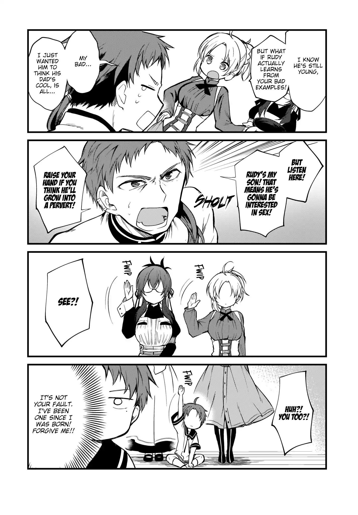 MUSHOKU TENSEI: EVEN IF IT'S A 4-KOMA, I'LL GET SERIOUS chapter-1 Page 4