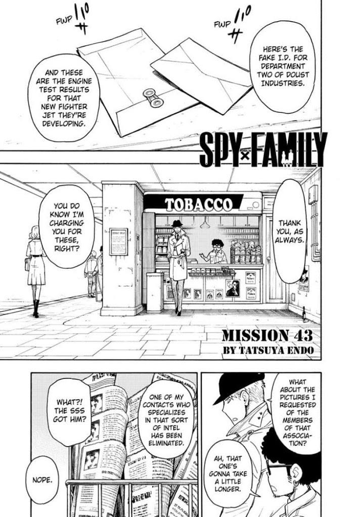 Spy X Family Chapter 43 : Mission: 43 page 1 - Mangakakalot