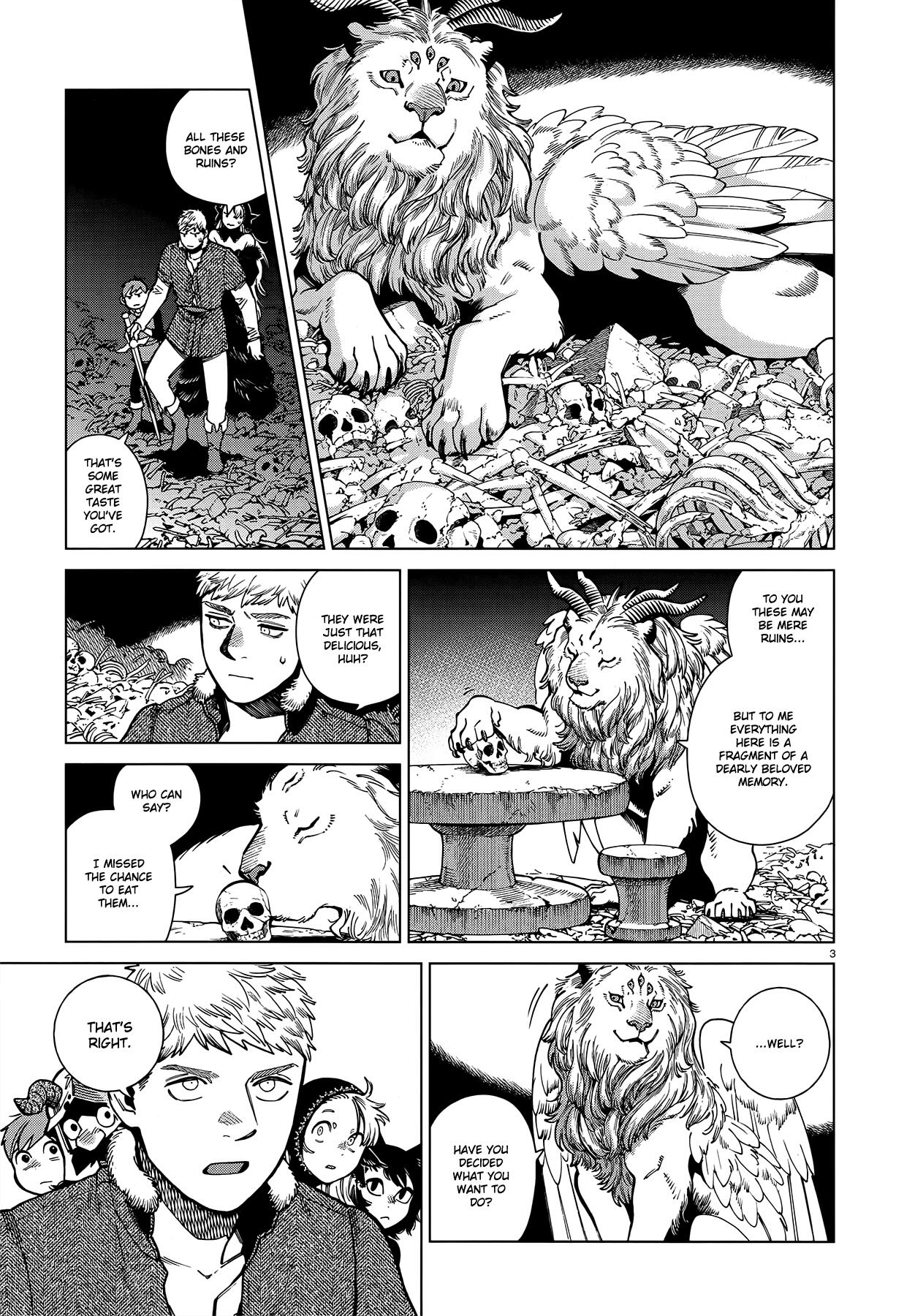 Dungeon Meshi Chapter 88: Winged Lion Iii page 3 - Mangakakalot