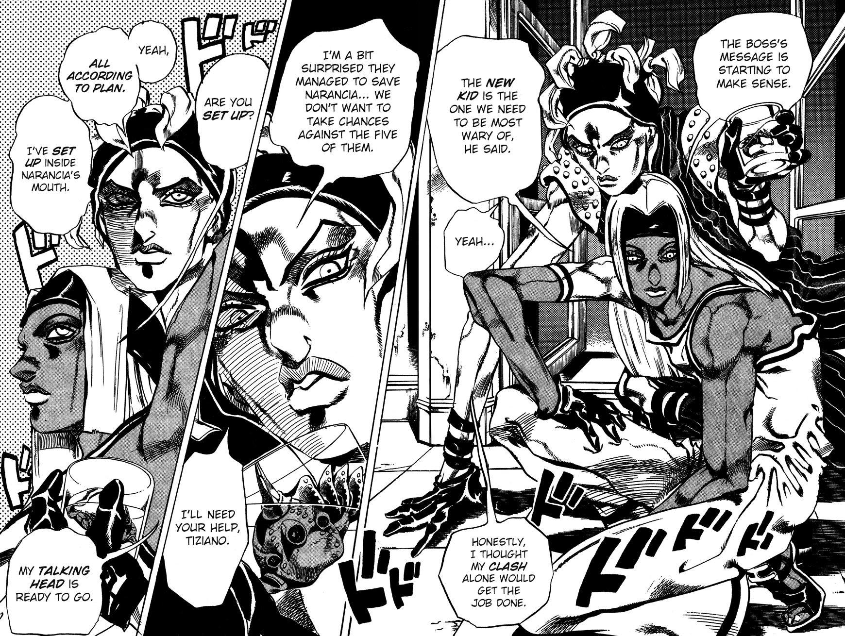 Jojo's Bizarre Adventure Vol.56 Chapter 525 : Clash And Taking Head - Part 1 page 15 - 
