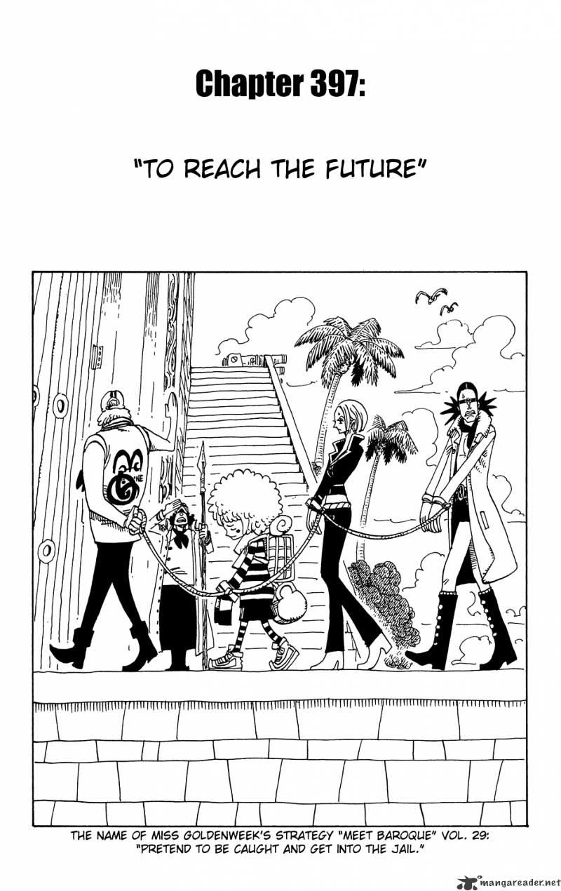 One Piece Chapter 397 : To Reach The Future page 1 - Mangakakalot