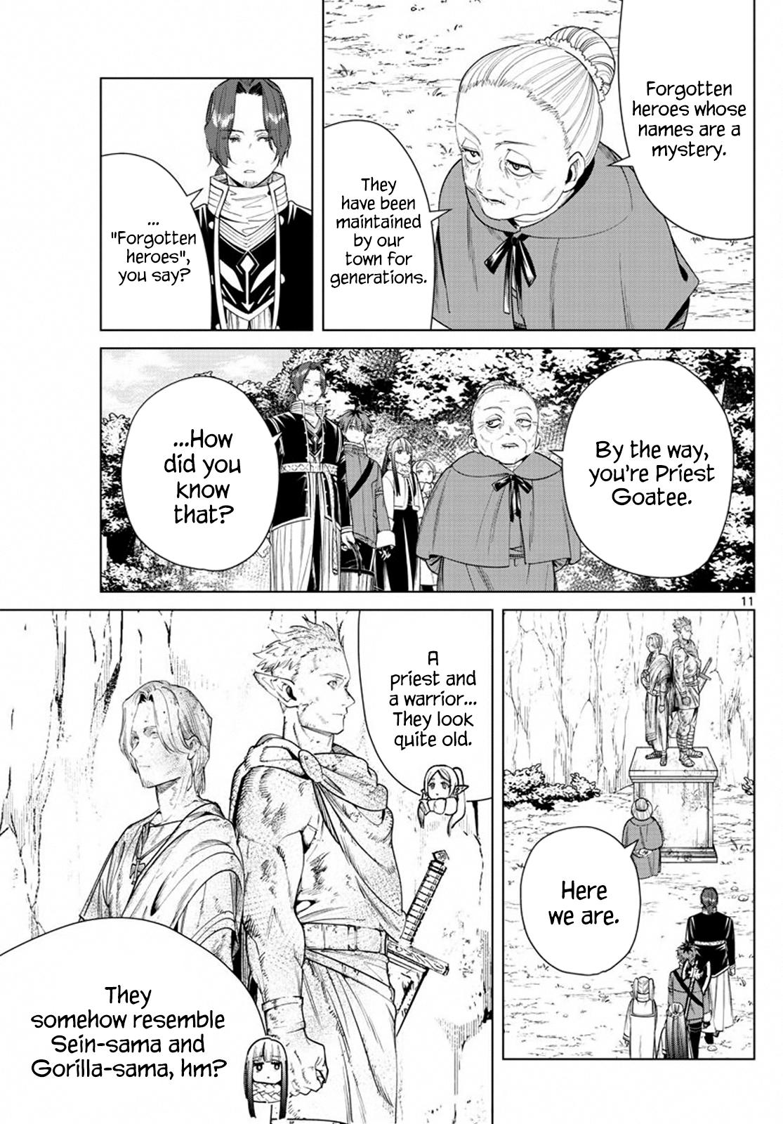 Sousou No Frieren Chapter 34: The Hero Statues page 11 - Mangakakalot