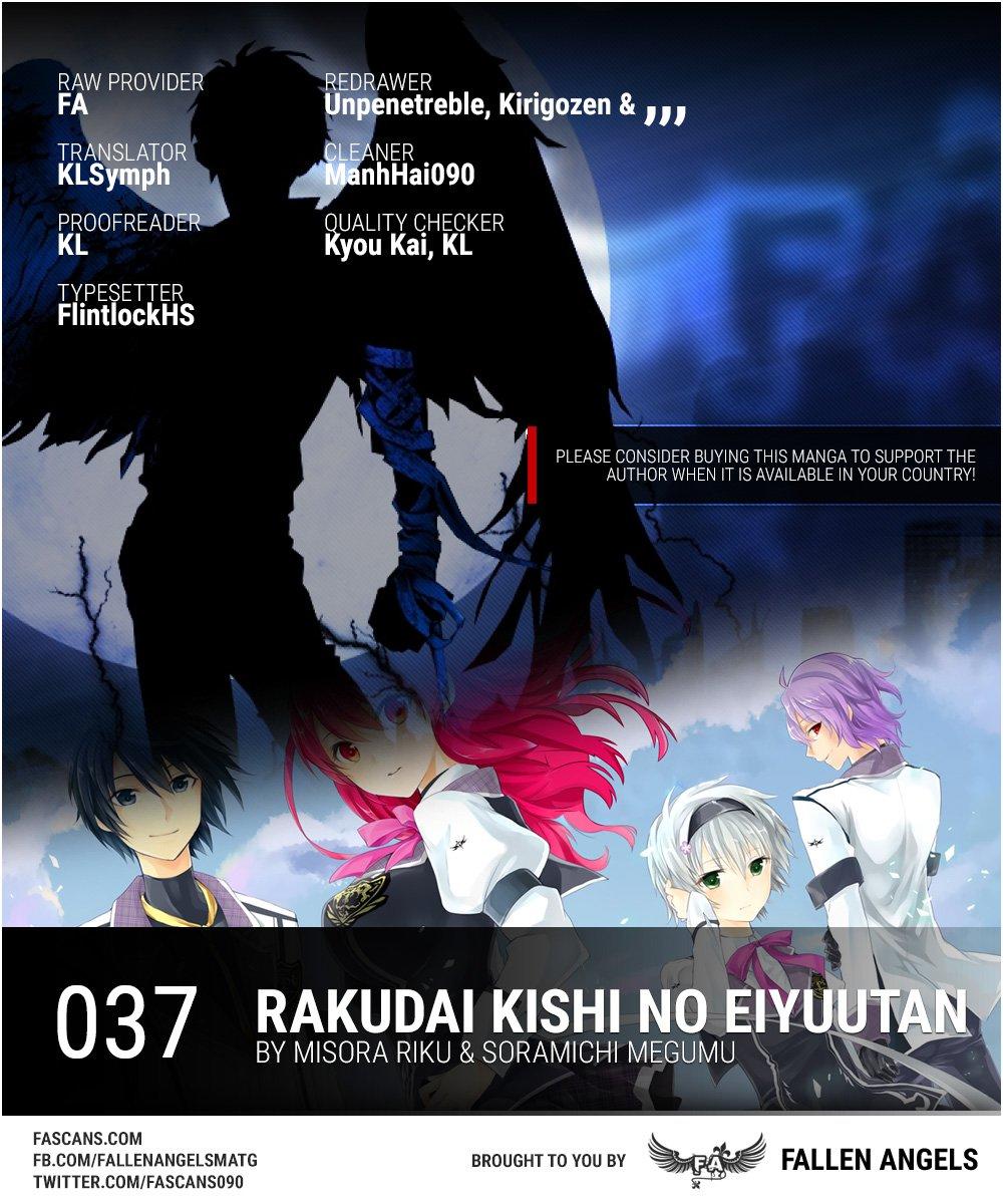 Read Rakudai Kishi No Eiyuutan Chapter 37 on Mangakakalot