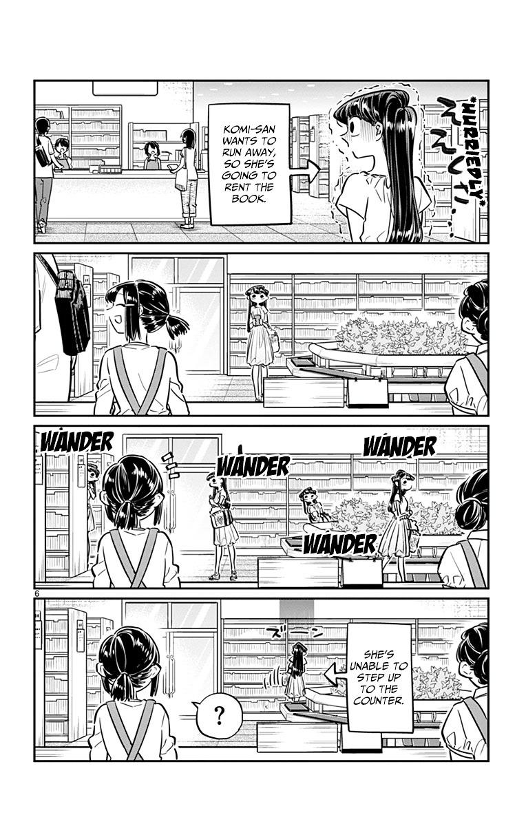 Komi-San Wa Komyushou Desu Vol.3 Chapter 41: Library page 6 - Mangakakalot