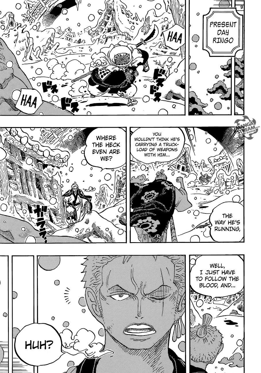 One Piece Chapter 953 Hiyori Kozuki and Zoro Enma by Amanomoon on