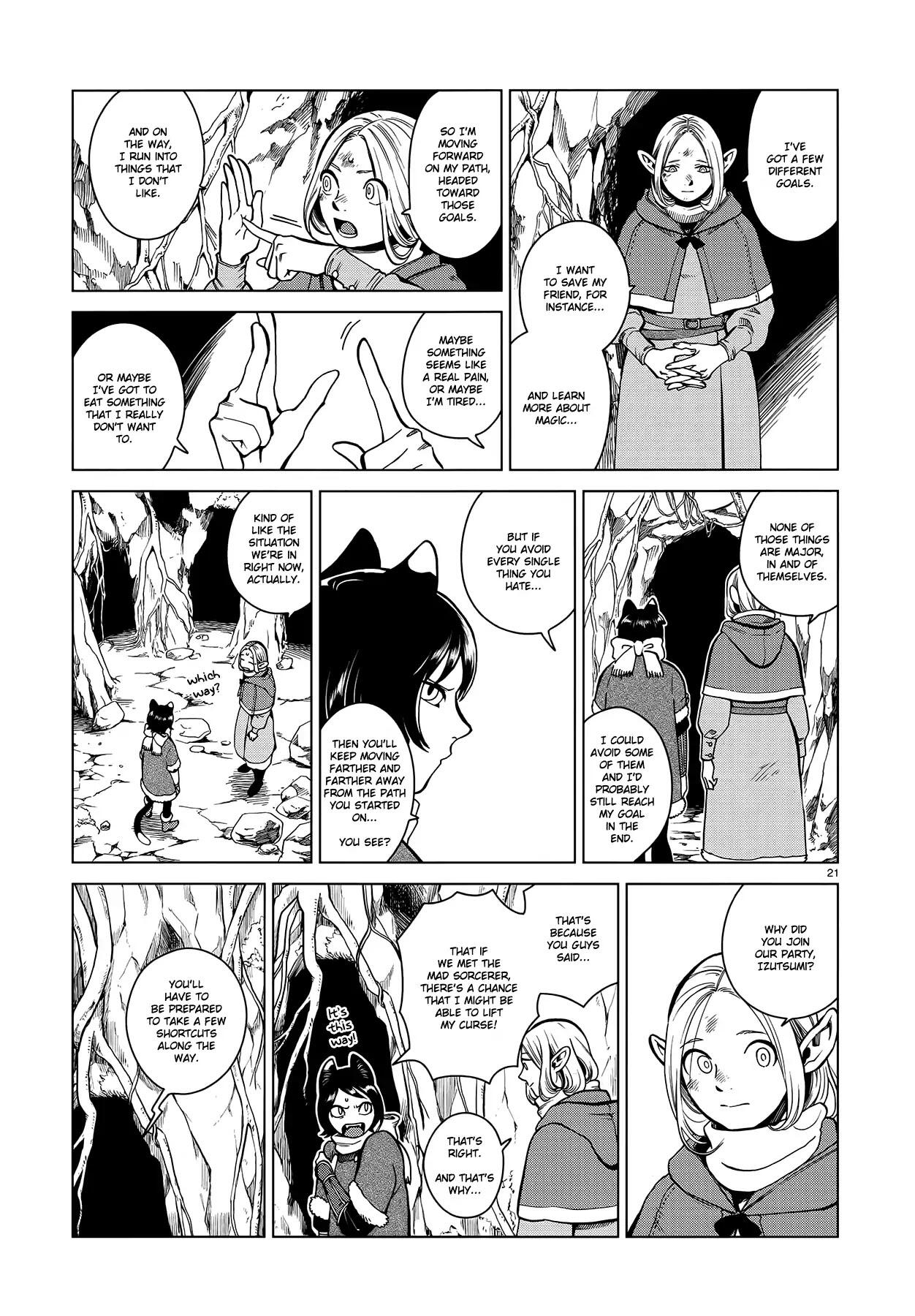 Dungeon Meshi Chapter 44: Barometz page 21 - Mangakakalot