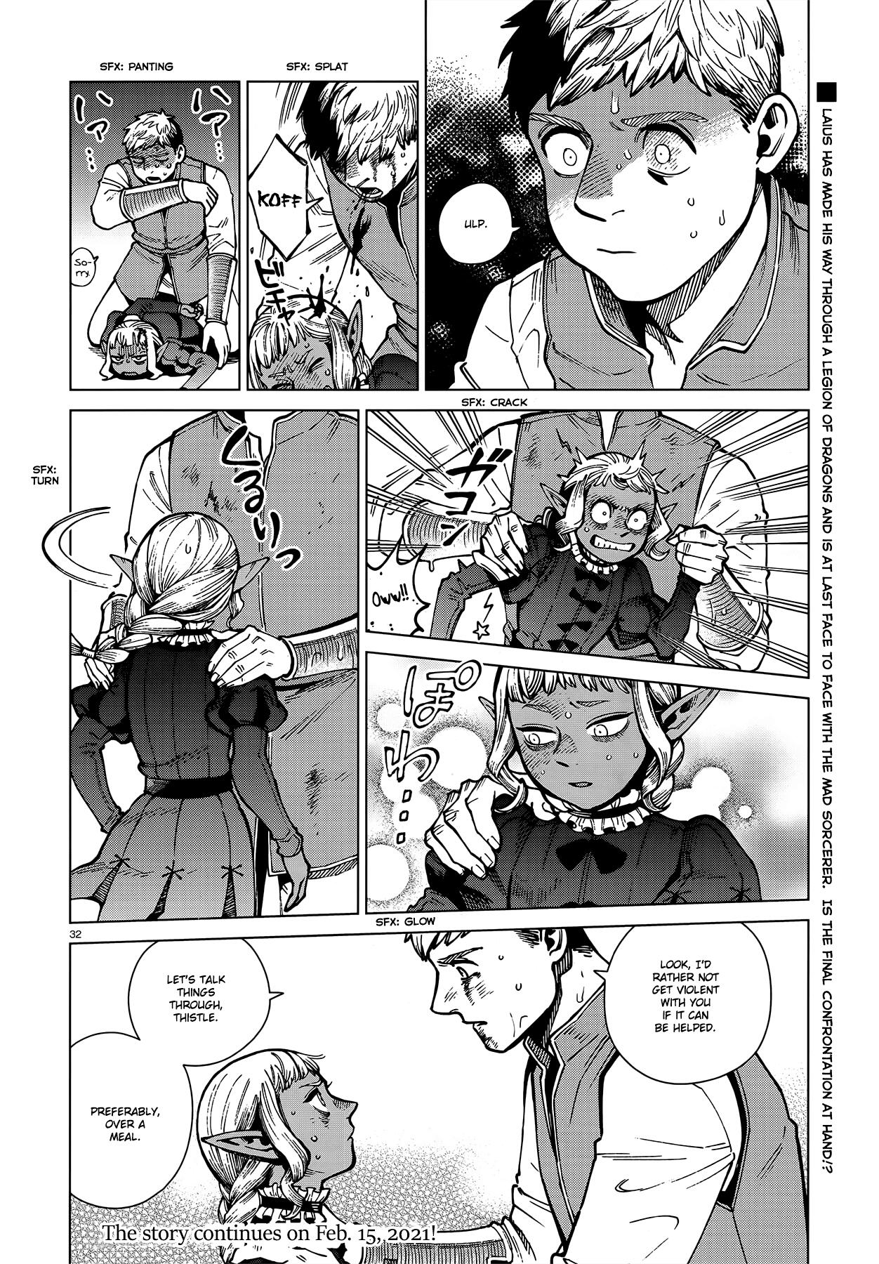 Dungeon Meshi Chapter 70: Thistle Iii page 32 - Mangakakalot