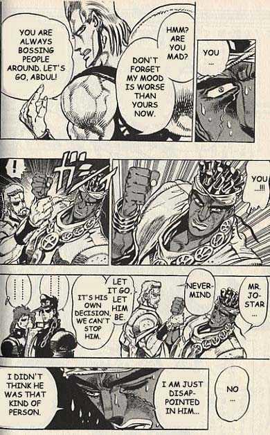 Jojo's Bizarre Adventure Vol.15 Chapter 141 : The Emperor And The Hanged Man Pt.2 page 6 - 