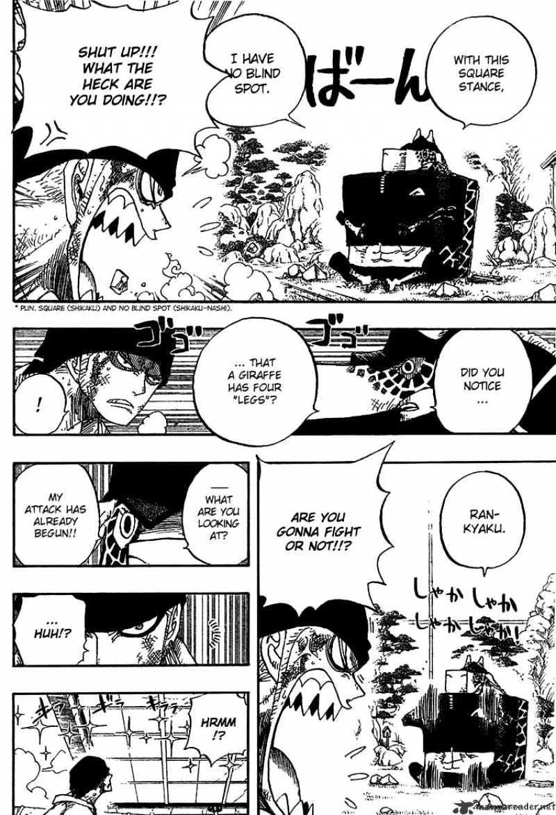 One Piece Chapter 416 : Zoro Vs Kaku page 12 - Mangakakalot