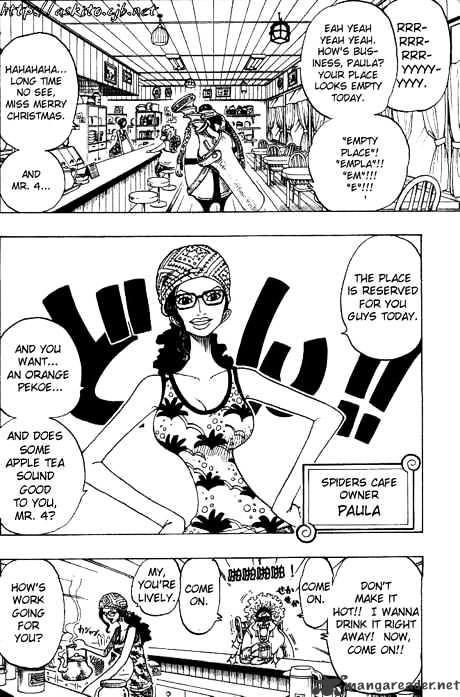 One Piece Chapter 160 : Spider Cafe, 8 O Clock page 9 - Mangakakalot