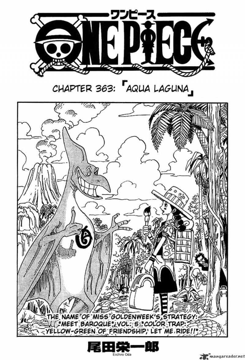 One Piece Chapter 363 : Aqua Laguna page 1 - Mangakakalot