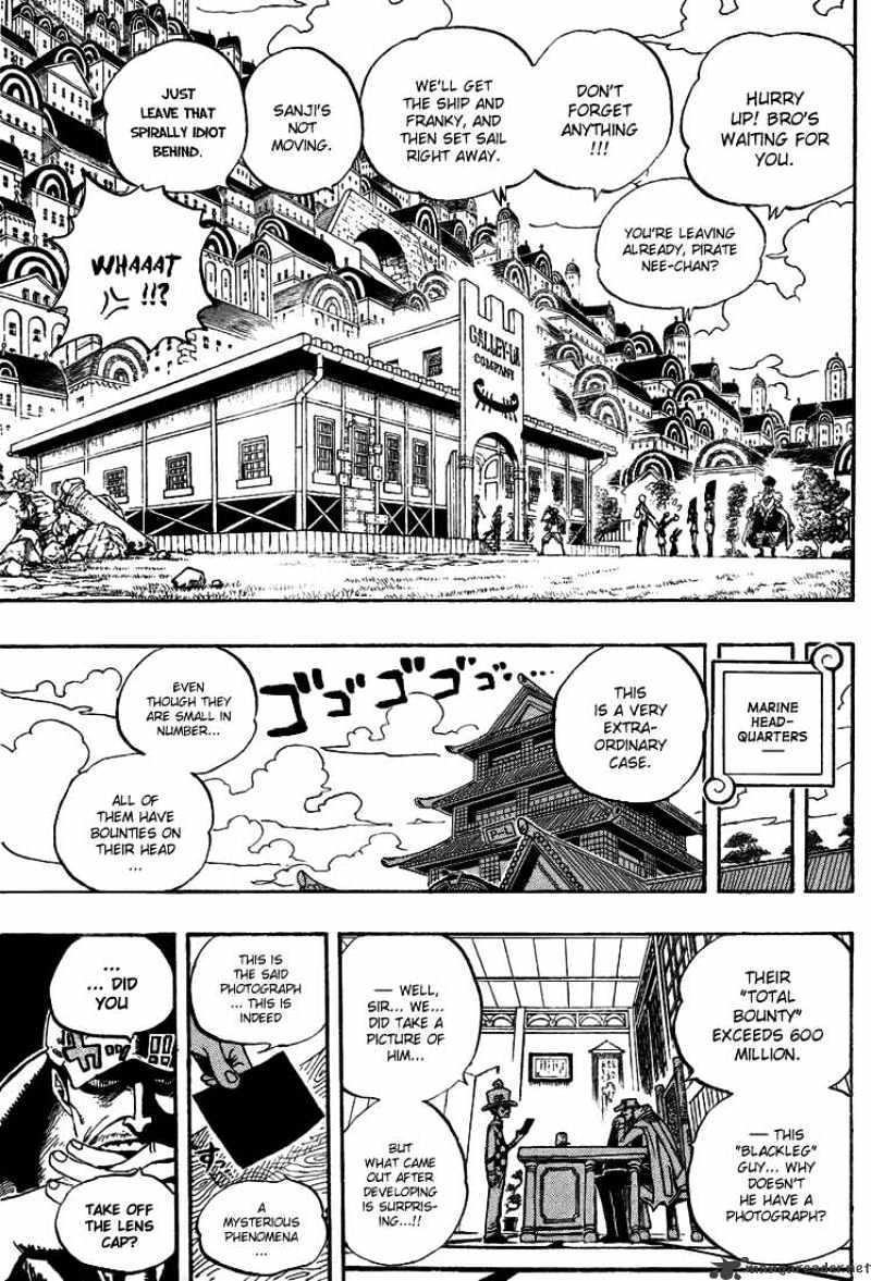 One Piece Chapter 436 : Pants From Fankyhouse page 3 - Mangakakalot