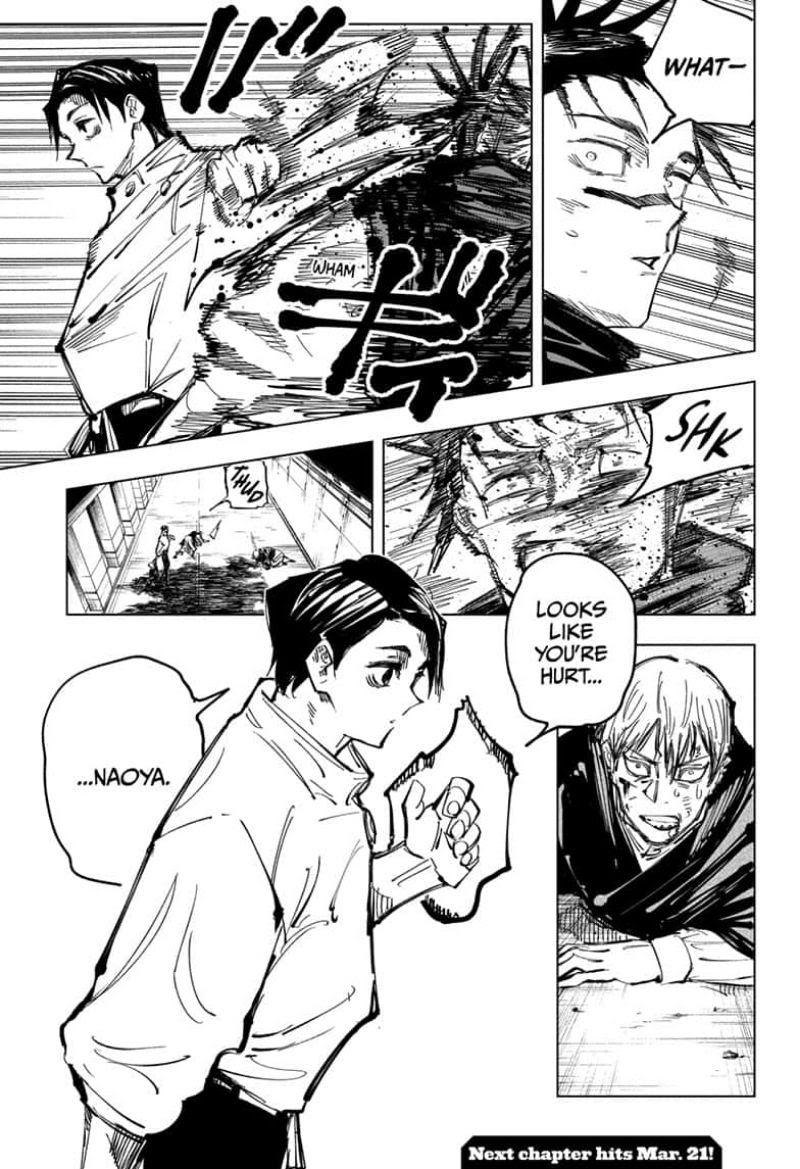 Jujutsu Kaisen Chapter 142: A Big Brother's Back page 19 - Mangakakalot