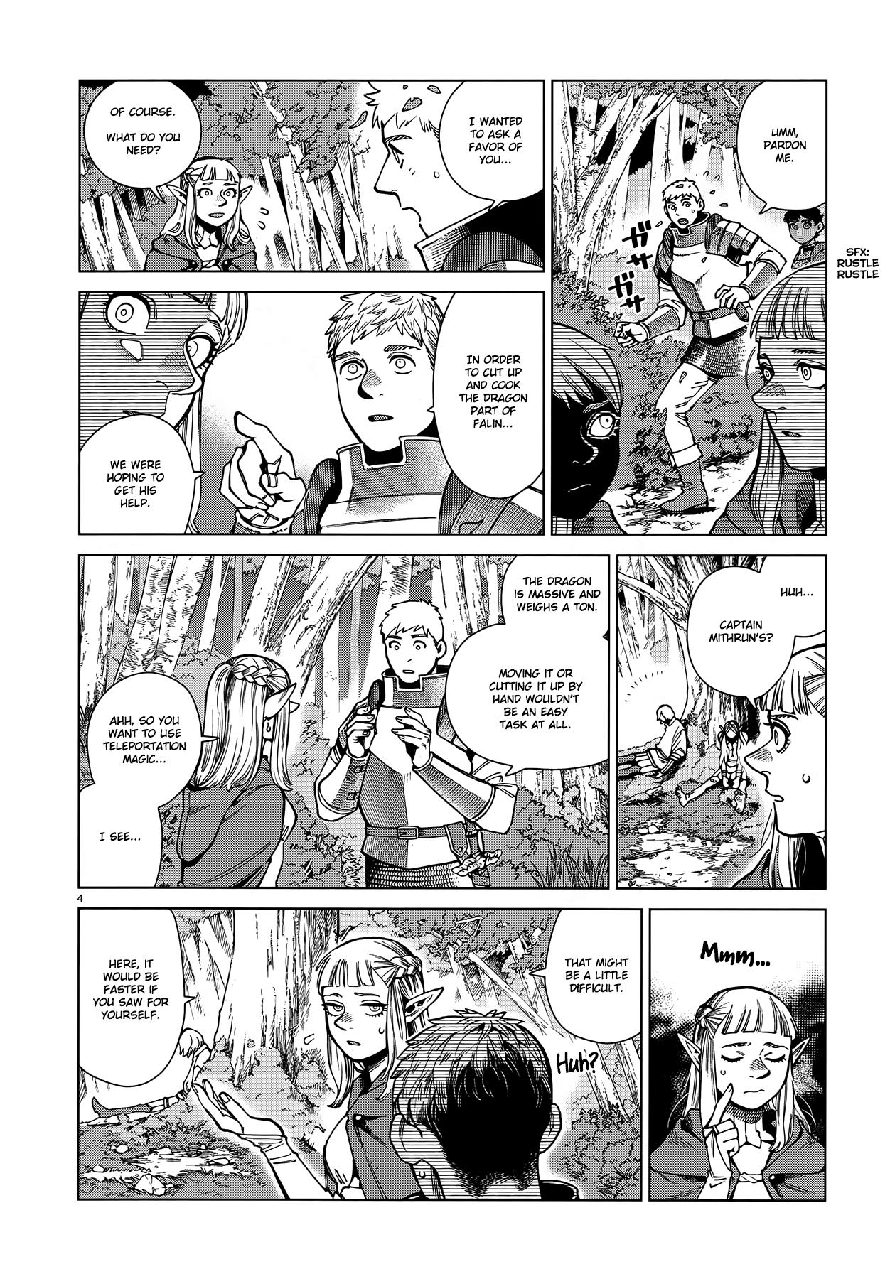 Dungeon Meshi Chapter 94: Falin Ii page 4 - Mangakakalot