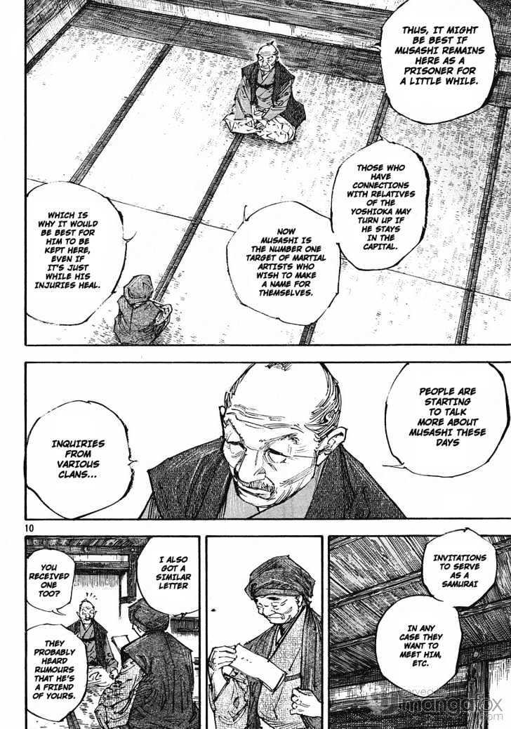 Vagabond Vol.29 Chapter 252 : An Inprisoned Musashi page 10 - Mangakakalot