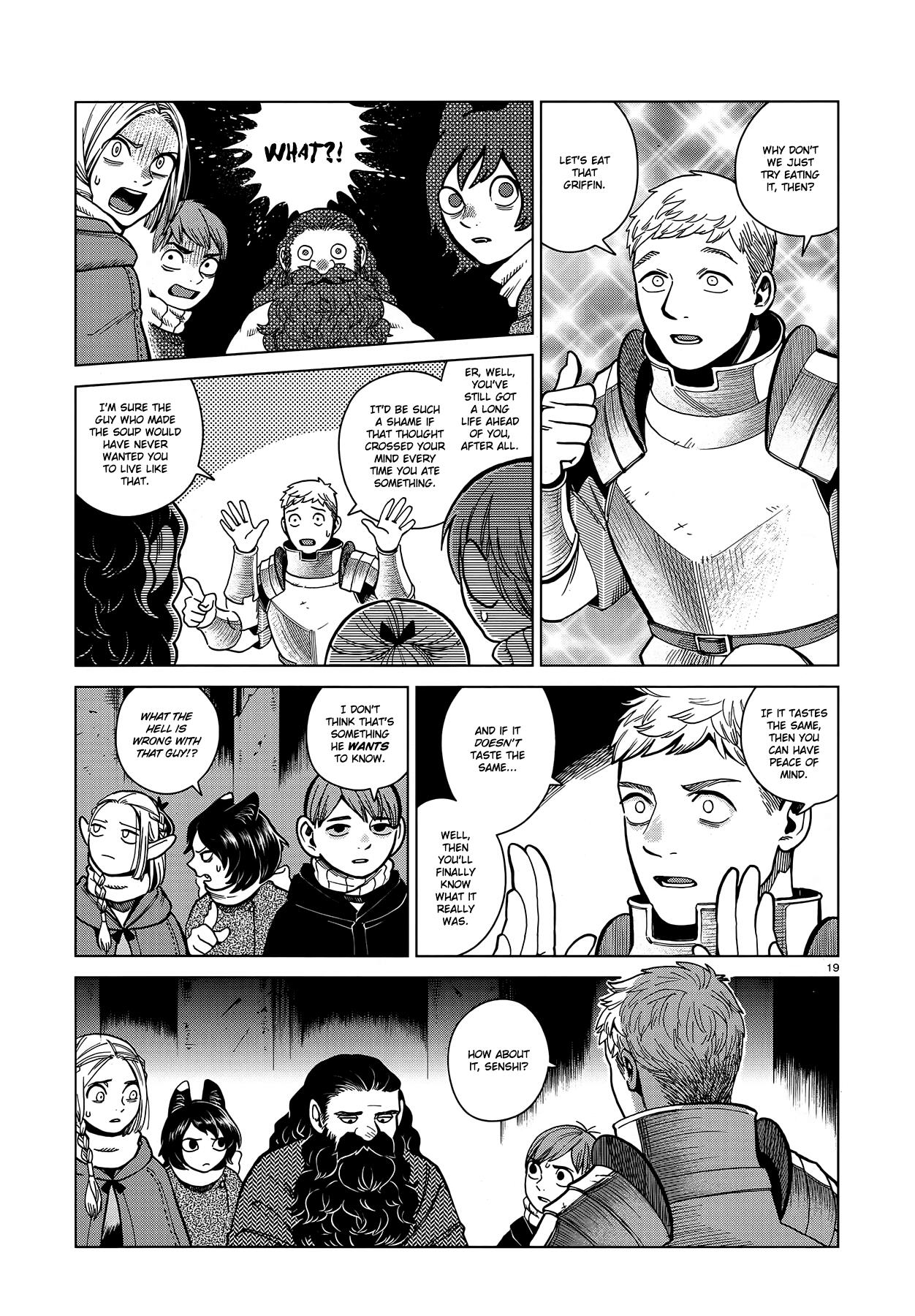 Dungeon Meshi Chapter 49: Griffin Soup page 19 - Mangakakalot