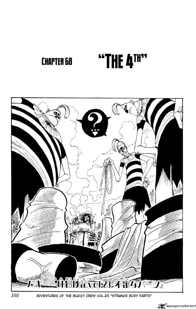 One Piece Chapter 68 : Member No 4 page 1 - Mangakakalot