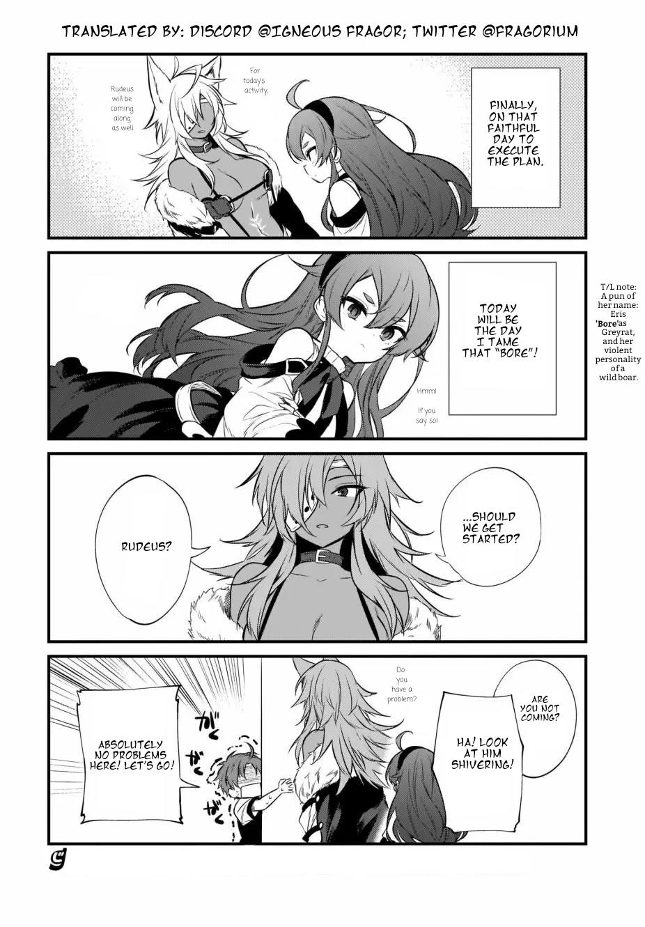 MUSHOKU TENSEI: EVEN IF IT'S A 4-KOMA, I'LL GET SERIOUS chapter-7 Page 14