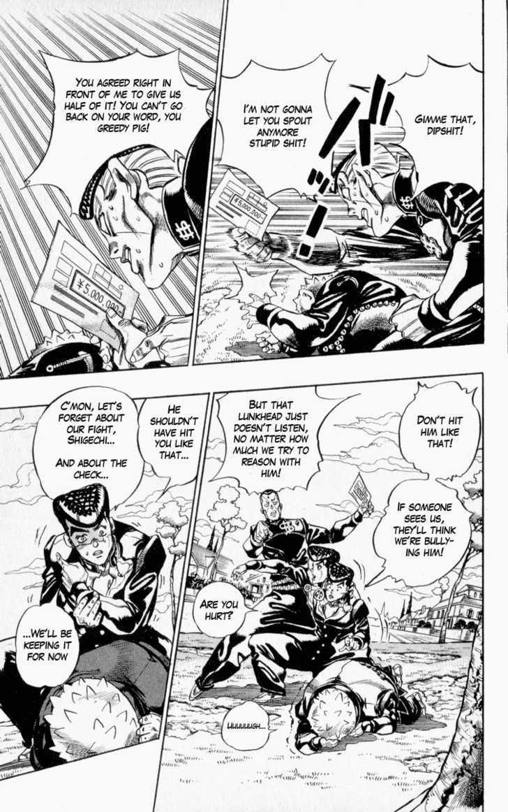 Jojo's Bizarre Adventure Vol.36 Chapter 339 : Shigechi's Harvest (5) page 6 - 