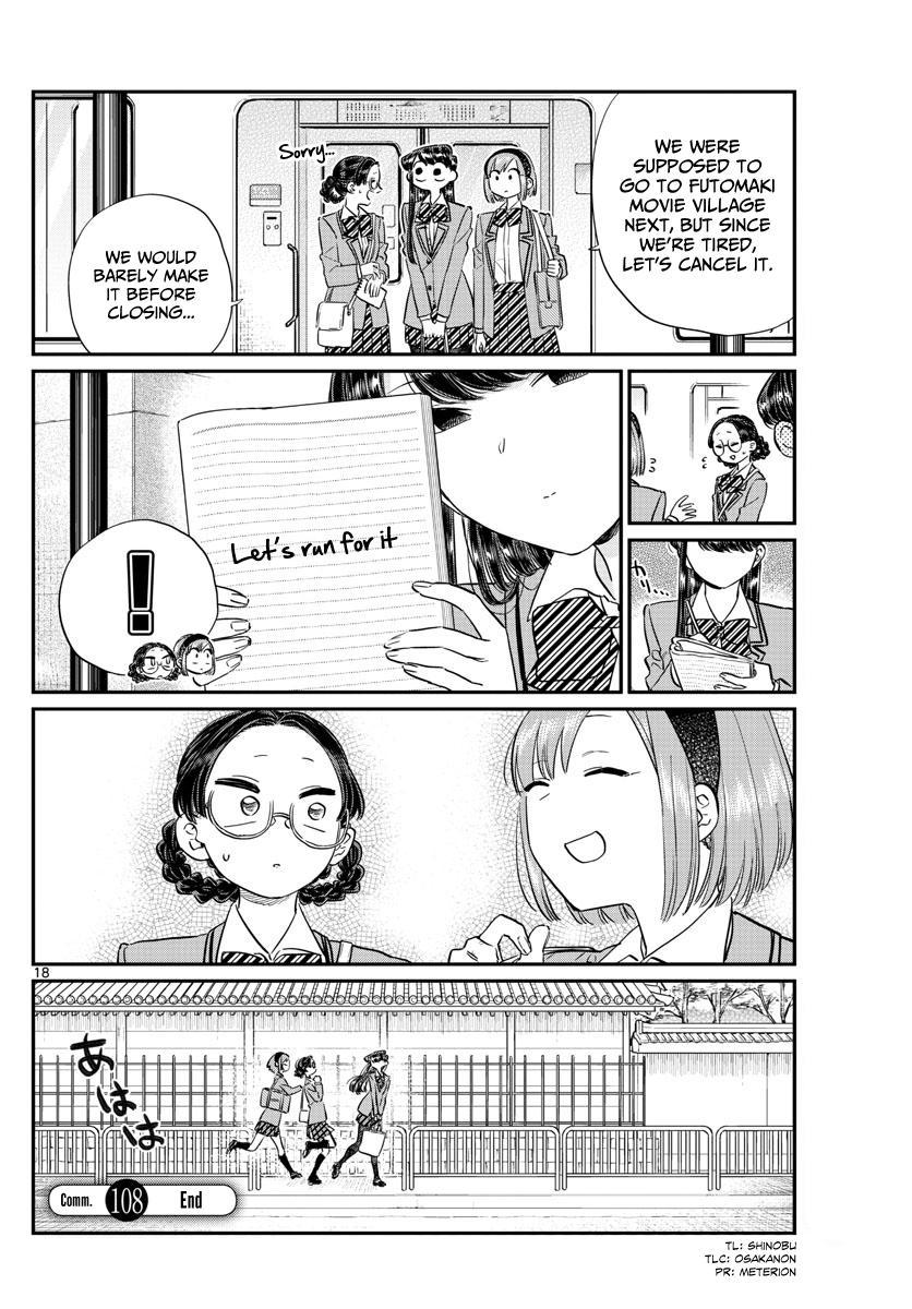 Komi-San Wa Komyushou Desu Vol.8 Chapter 108: Free Time page 18 - Mangakakalot