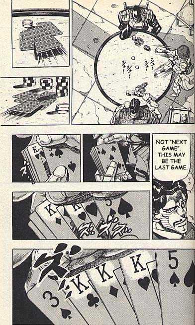 Jojo's Bizarre Adventure Vol.23 Chapter 215 : D'arby The Gambler Pt.5 page 7 - 